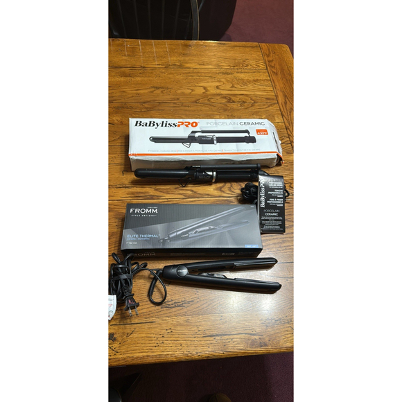 babyliss pro porcelain ceramic curling iron From Flat Iron